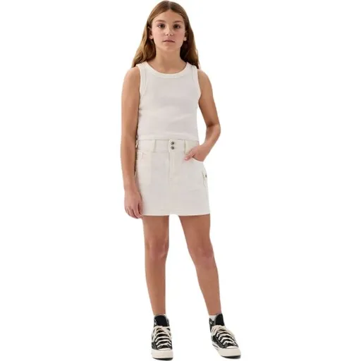 GAP CARGO Dívčí sukně, bílá, velikost 14Y