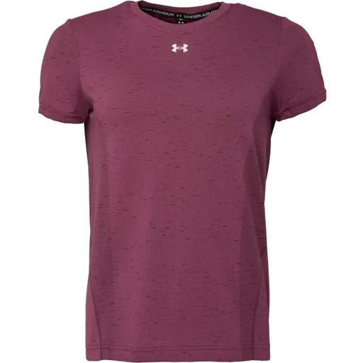 Under Armour VANISH SEAMLESS LOOSE Dámské tričko, vínová, velikost L