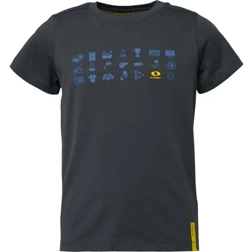 LOAP BOORAN Chlapecké tričko, tmavě šedá, velikost