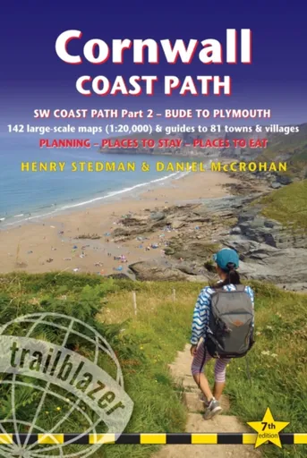 Cornwall Coast Path Trailblazer walking guide - Henry Stedman, Joel Newton