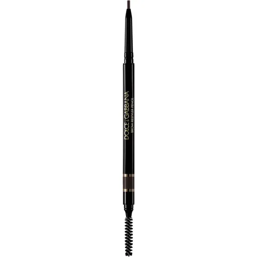 Dolce&Gabbana Classic Brow Restyler Pencil tužka na obočí s kartáčkem odstín 06 Naturally Black - Warm Black Brown 0.09 g