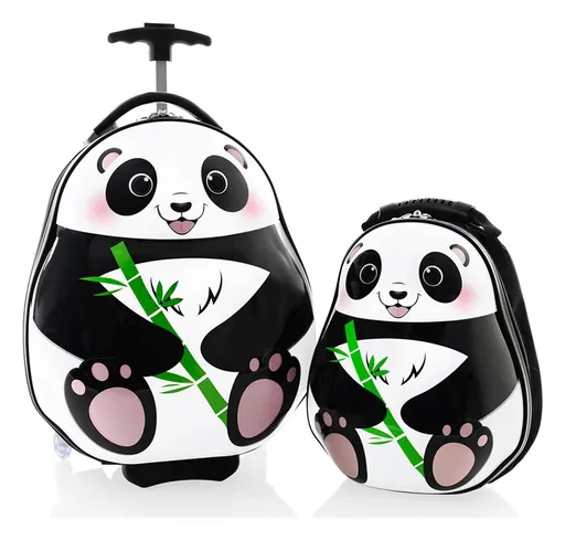 Heys Travel Tots Panda – set of backpack and suitcase