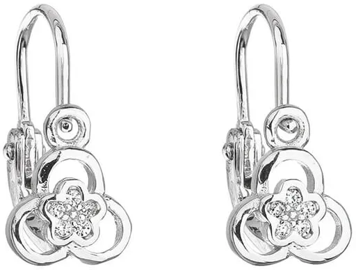 Evolution Group - Pavona Stříbrné dětské náušnice se zirkonem 11171.1