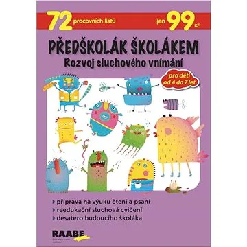 Předškolák školákem Rozvoj sluchového vnímání (978-80-7496-462-6)