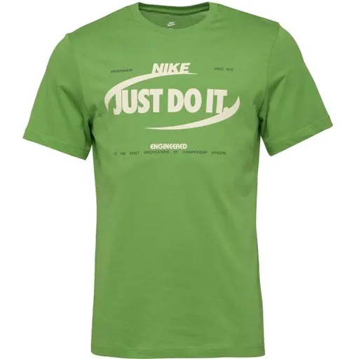 Nike M NSW TEE 6MO JDI FAHO25 Pánské triko, zelená, velikost