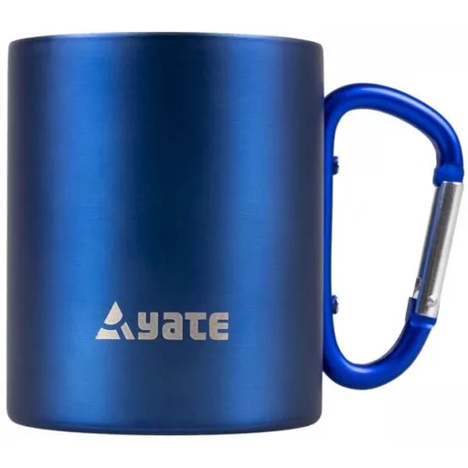 YATE COLOR 0,3L Hrnek s karabinkou, modrá, velikost 300 ML
