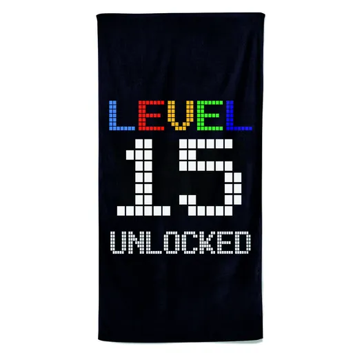 Osuška Level Unlocked (věk: 15, Velikost osušky: 100x170cm)