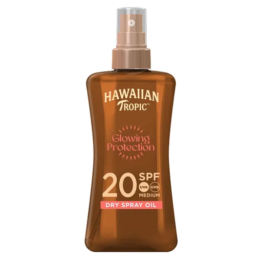 Hawaiian Tropic Suchý olej na opalování s rozprašovačem SPF 20 Protective (Dry Spray Oil) 200 ml