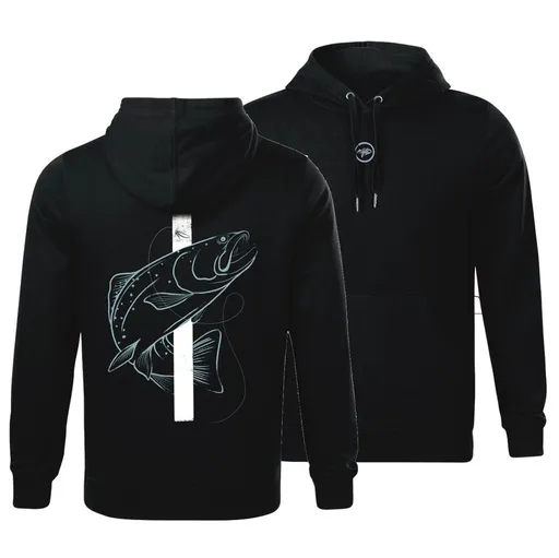 Giants Fishing Rybářská Mikina pánská černá Pstruh,Giants Fishing Rybářská Mikina pánská černá Pstruh