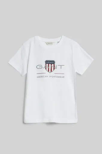 TRIČKO GANT ARCHIVE SHIELD SS T-SHIRT WHITE