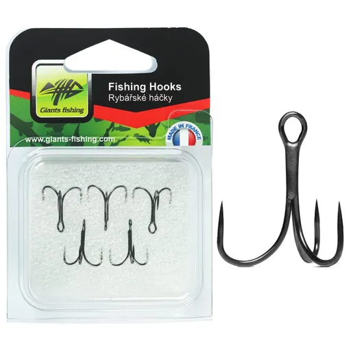 Giants Fishing Trojháčky bez protihrotu 2X Strong 5ks,Giants Fishing Trojháčky bez protihrotu 2X Strong 5ks