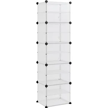 Botník průhledný 44 x 31,5 x 153,5 cm PP, 340562 (340562)