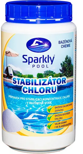 Sparkly POOL Stabilizátor chloru - chlor stabil 1 kg
