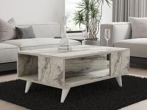 Konferenční stolek Yuka - Freesia Marble