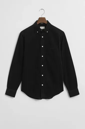 KOŠILE GANT REG CORDUROY SHIRT BLACK