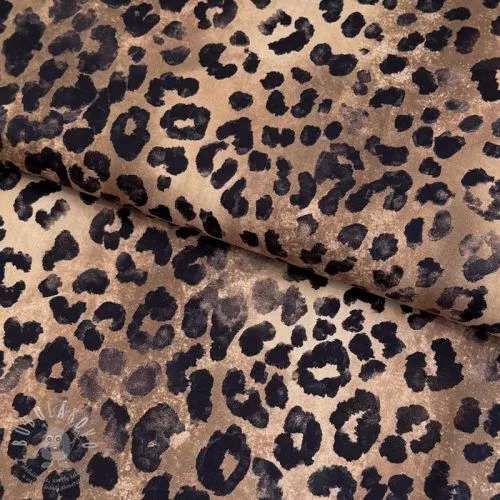 Bavlněná látka VISCOSE Animal skin digital print