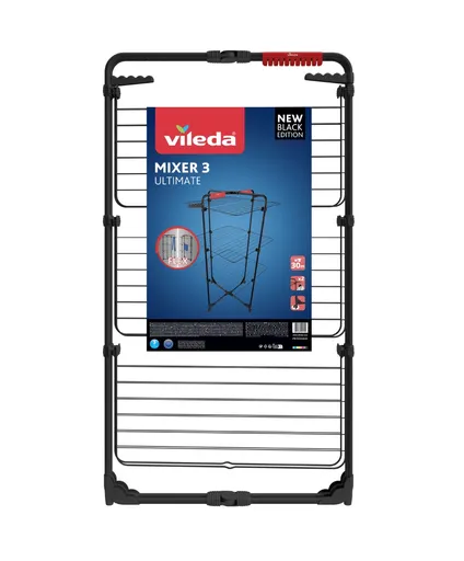 Vileda Mixer 3 Ultimate 30 m sušák na prádlo černý