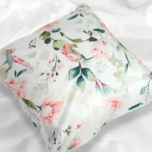 Polášek Bavlněné povlečení RŮŽOVÉ KVĚTINY - 40 x 40 cm