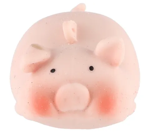 Prase/prasátko antistresové mačkací silikon 6cm