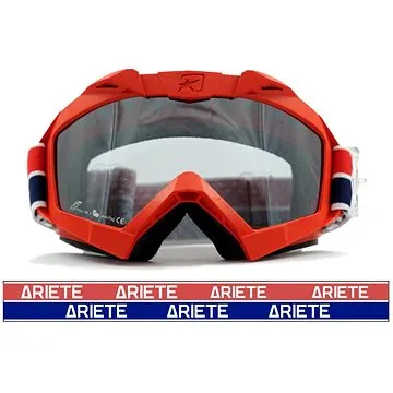 ARIETE ADRENALINE PRIMIS PLUS červené off-road moto brýle  (14001-PPRA)