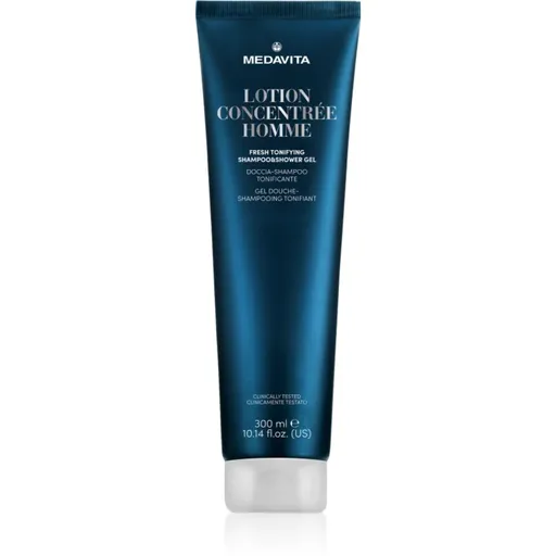 Medavita Lotion Concentree Homme Fresh Tonifying Shampoo & Shower Gel sprchový gel a šampon 2 v 1 300 ml