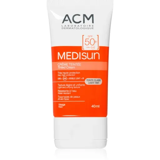 ACM Medisun ochranný krém SPF 50+ odstín Light 40 ml