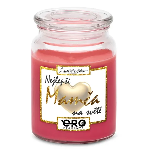 Svíčka Nejlepší mamča (Vůně svíčky: Višně v čokoládě)
