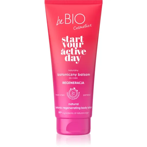 beBIO Start Your Active Day regenerační tělový krém 200 ml