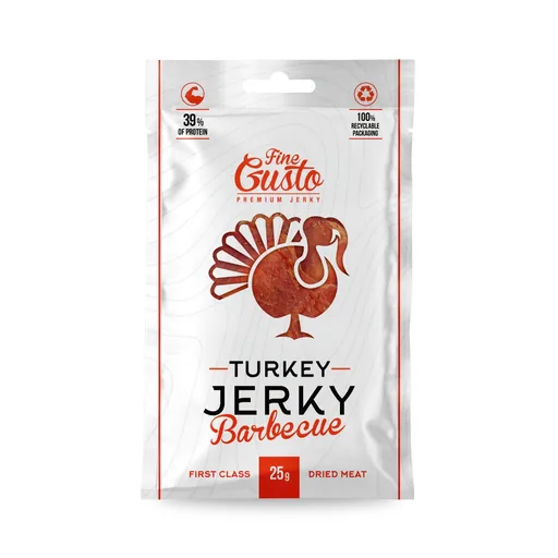 Fine Gusto Krůtí jerky BBQ 25 g