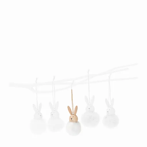 Závěsný králíček Emmy, bílý - Philippi