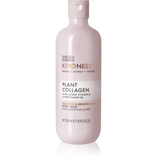 Baylis & Harding Kindness+ Plant Collagen revitalizační sprchový gel vůně Coconut Milk & Rose Water 500 ml