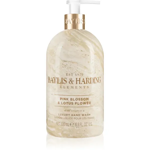 Baylis & Harding Elements Pink Blossom & Lotus Flower tekuté mýdlo na ruce 500 ml