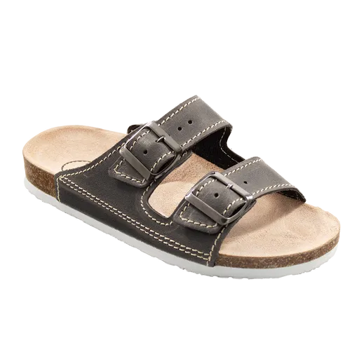 SANTÉ Dámské pantofle D/23/90/BP ANTRACIT v.41