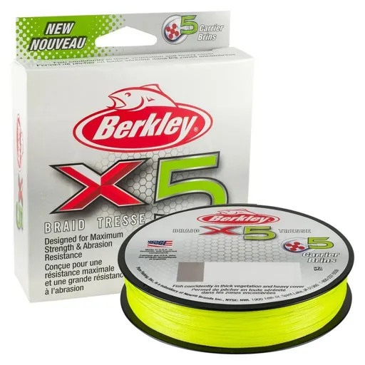 Berkley Šňůra X5 Flame Green 150m,Berkley Šňůra X5 Flame Green 150m