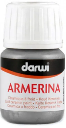 Barva na porcelán Darwi Armerina 30ml – 080 Silver