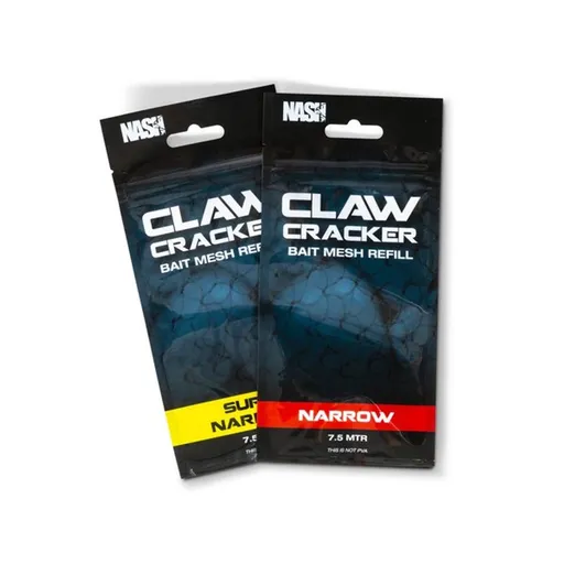 Nash Náhradní síťové punčochy Claw Cracker Bait Mesh Refill - Narrow 23mm,Nash Náhradní síťové punčochy Claw Cracker Bait Mesh Refill - Narrow 23mm