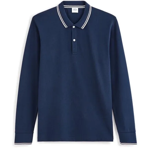 CELIO DECOLML Pánské polotričko, tmavě modrá, velikost