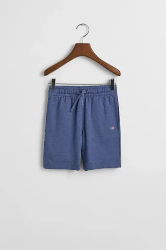 TEPLÁKOVÉ ŠORTKY GANT SHIELD COTTON SLUB SHORTS DUSTY NAVY