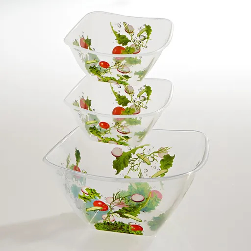 3dílná sada salátových misek