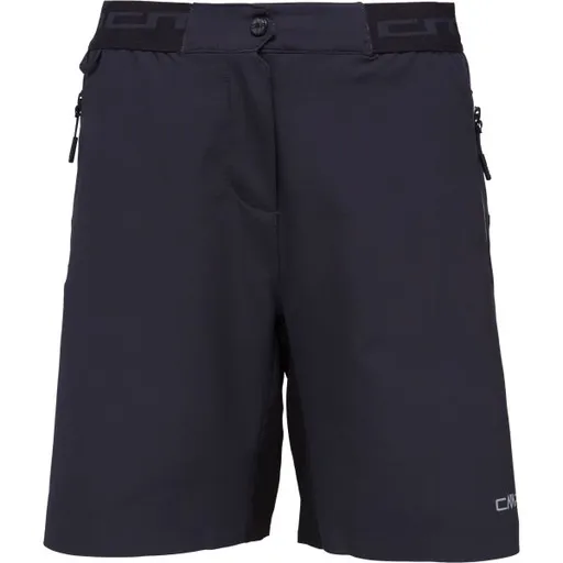 CMP WMN BIKE BERMUDA Dámské volné cyklistické kraťasy, černá, velikost