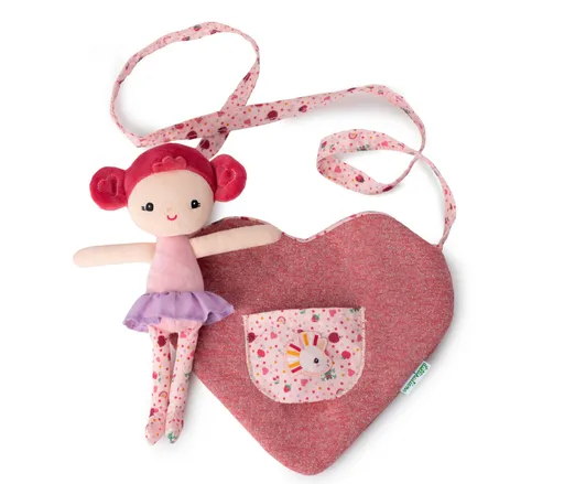 Lilliputiens kabelka ve tvaru srdce s panenkou Aline