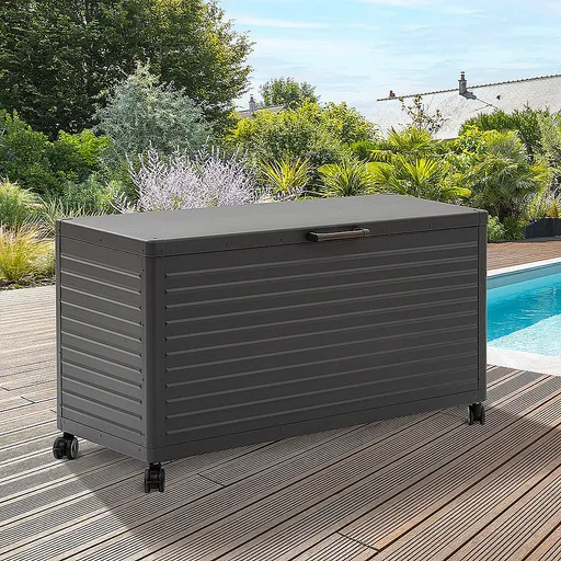 DEOKORK Venkovní úložný box 130 x 60 x 78 cm (antracit)