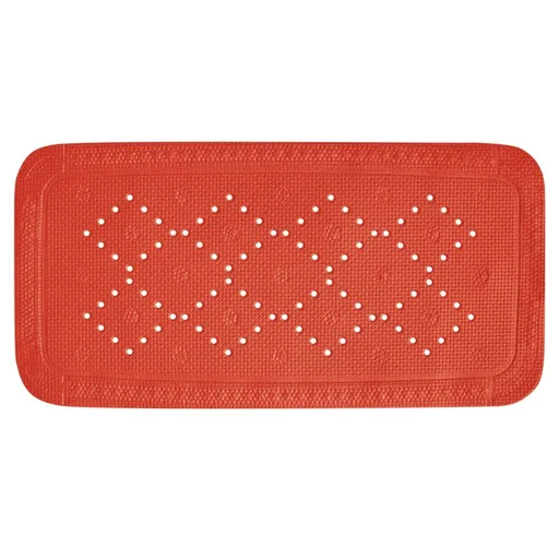 Spirella Protiskluzová podložka do vany ALASKA, červená, 91 x 36 cm