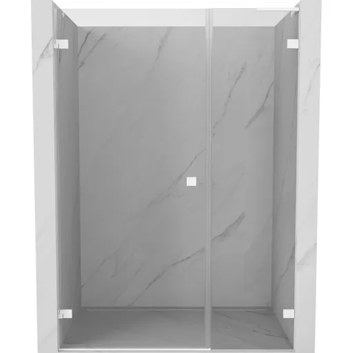 MEXEN/S Lunar-B L sprchové dveře křídlové levé 150, transparent, bílá 832SL-150-050-20-00-L