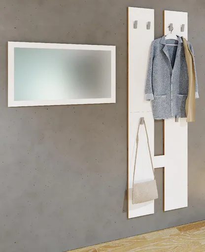 VCM Šatní skříň „Salia M“, bílá