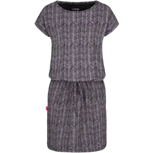 LOAP BAJKALA Dámské šaty, černá, velikost