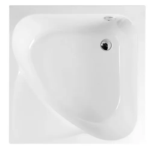 POLYSAN CARMEN hluboká sprchová vanička, čtverec 90x90x30cm, bílá 29611