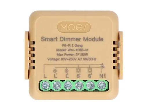 Smart ovladač osvětlení MOES Switch Module MS-105B-M WiFi Tuya
