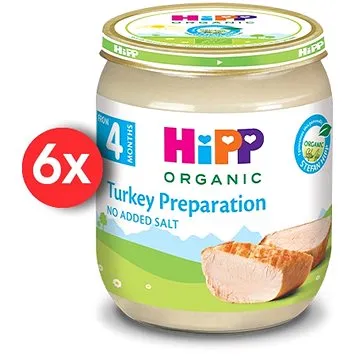 HiPP BIO Krůtí maso 6× 125 g (9062300427797)
