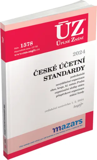 ÚZ 1578 České účetní standardy 2024